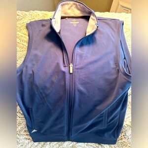 Adidas golf vest size medium. Navy blue